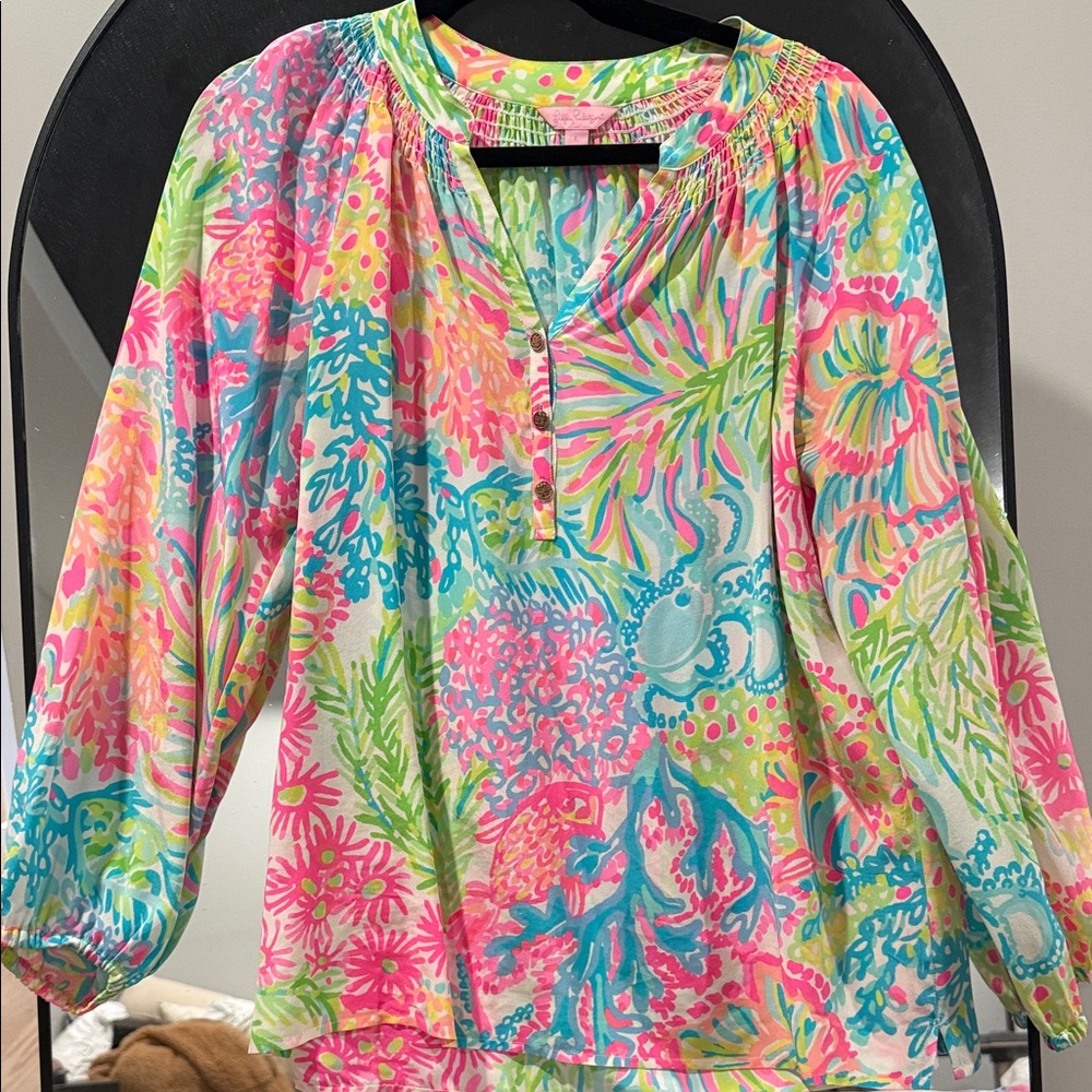 Lilly Pulitzer Elsa Multi Lovers Coral Print